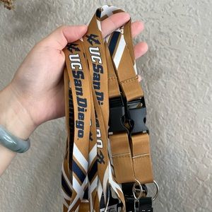 5/$8 UCSD Lanyard With Detachable Snap Buckle